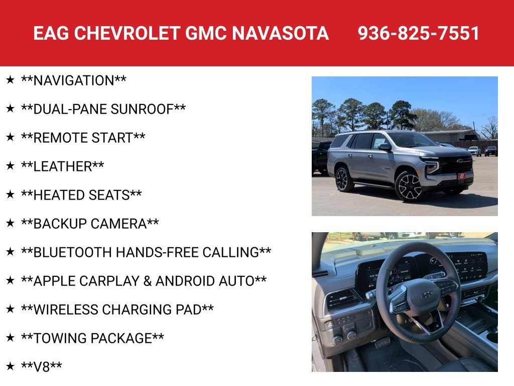 New 2026 Chevrolet Tahoe RST w/ Comfort Package image 4