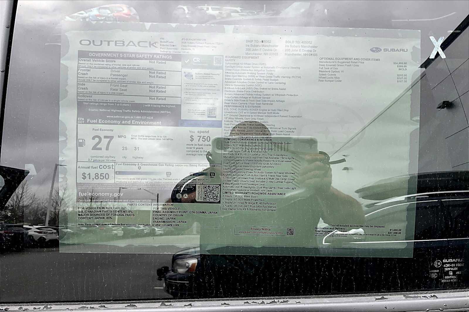 New 2026 Subaru Outback Premium image 18