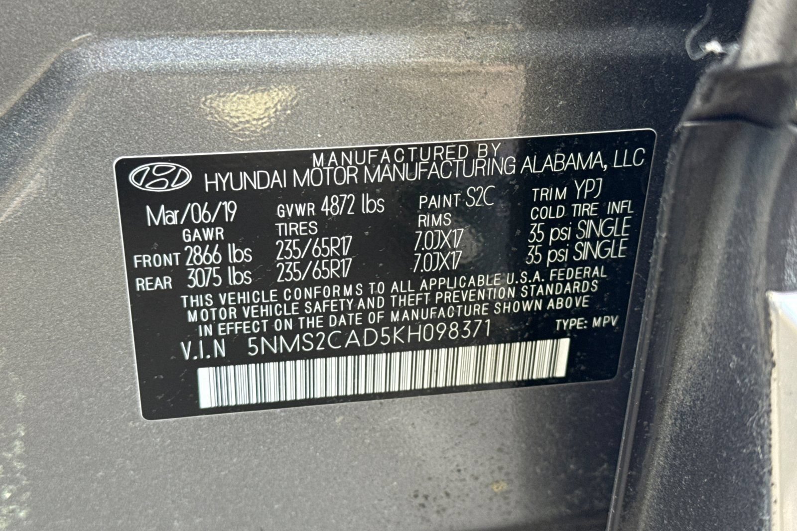 Used 2019 Hyundai Santa Fe SE AWD/4WD image 25