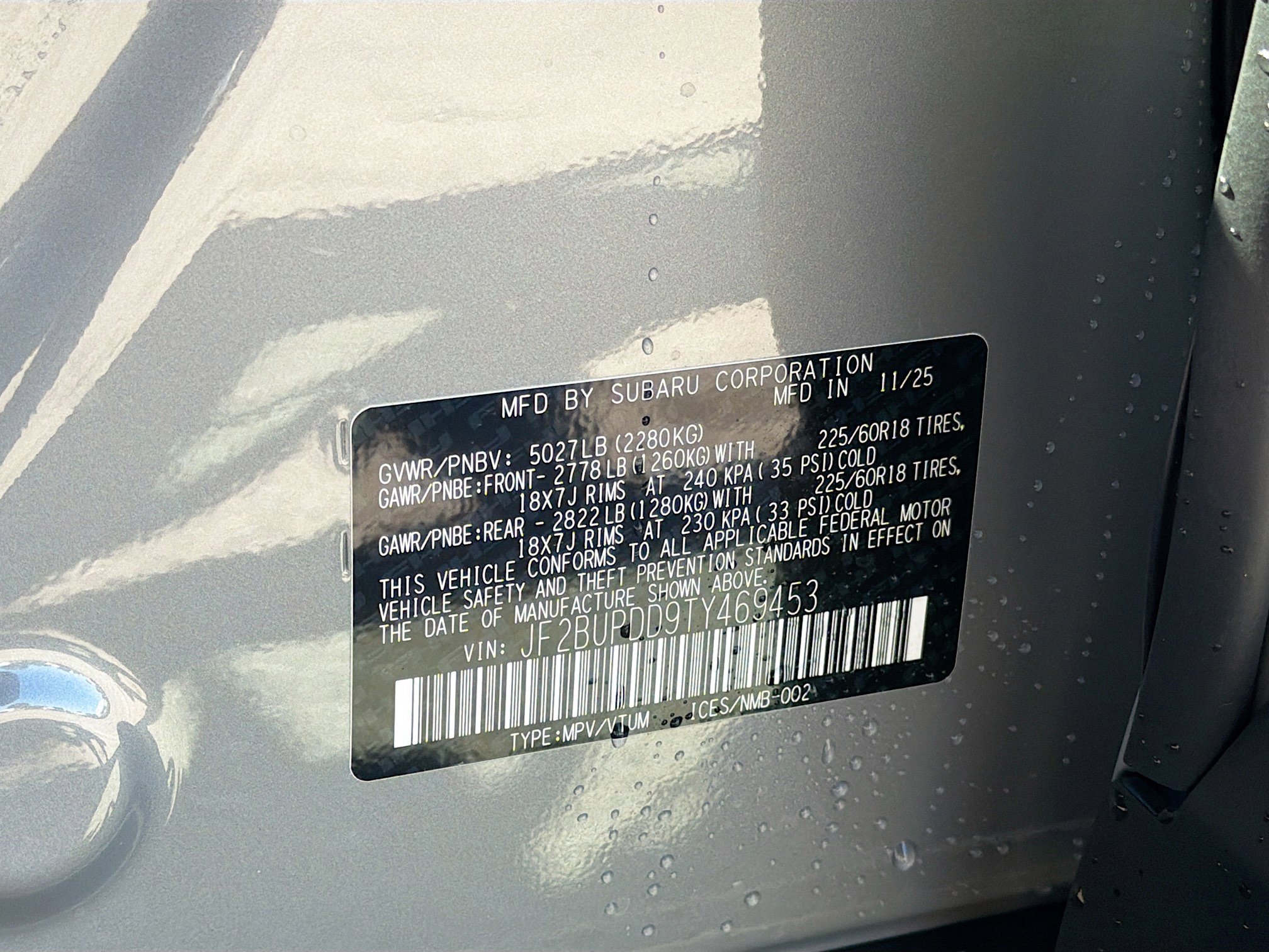 New 2026 Subaru Outback Limited image 43