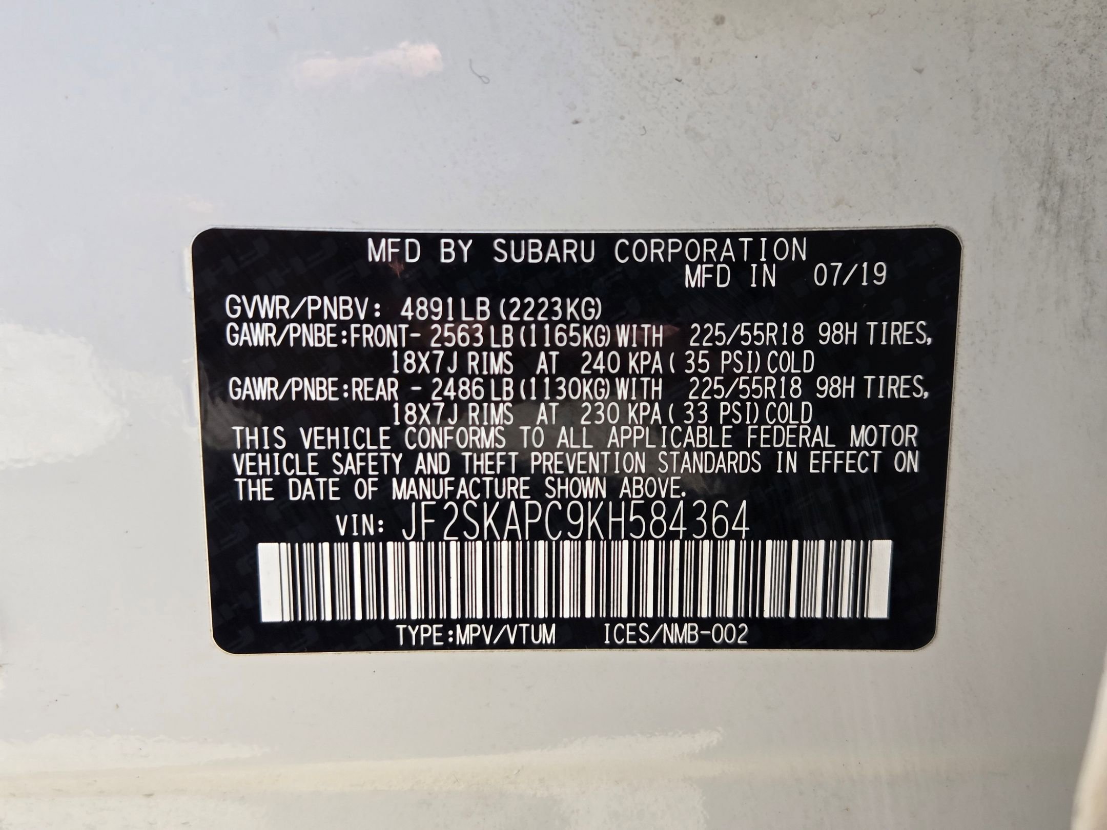 Used 2019 Subaru Forester Sport w/ Popular Package #2 AWD/4WD image 33
