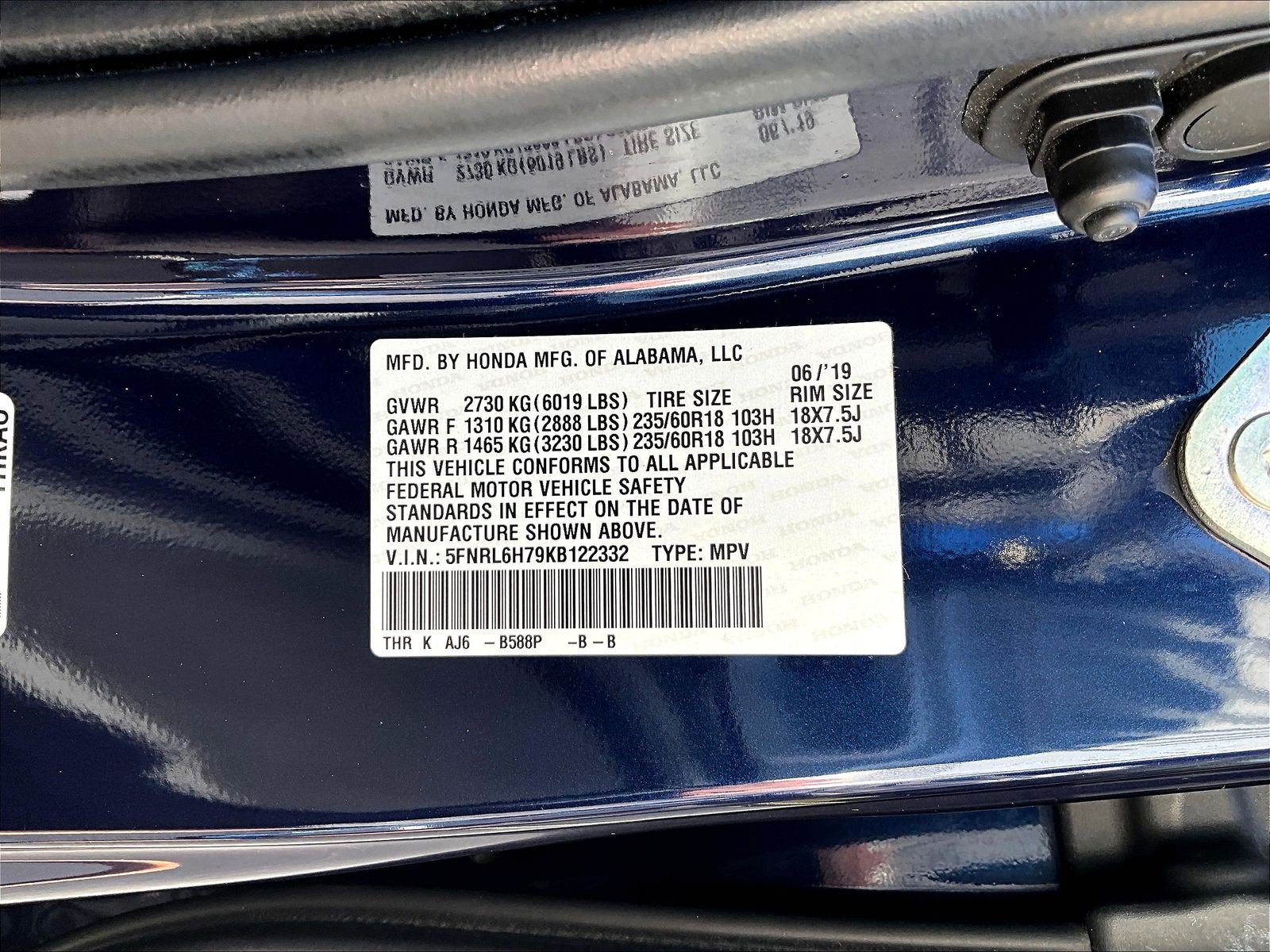 Used 2019 Honda Odyssey EX-L image 19