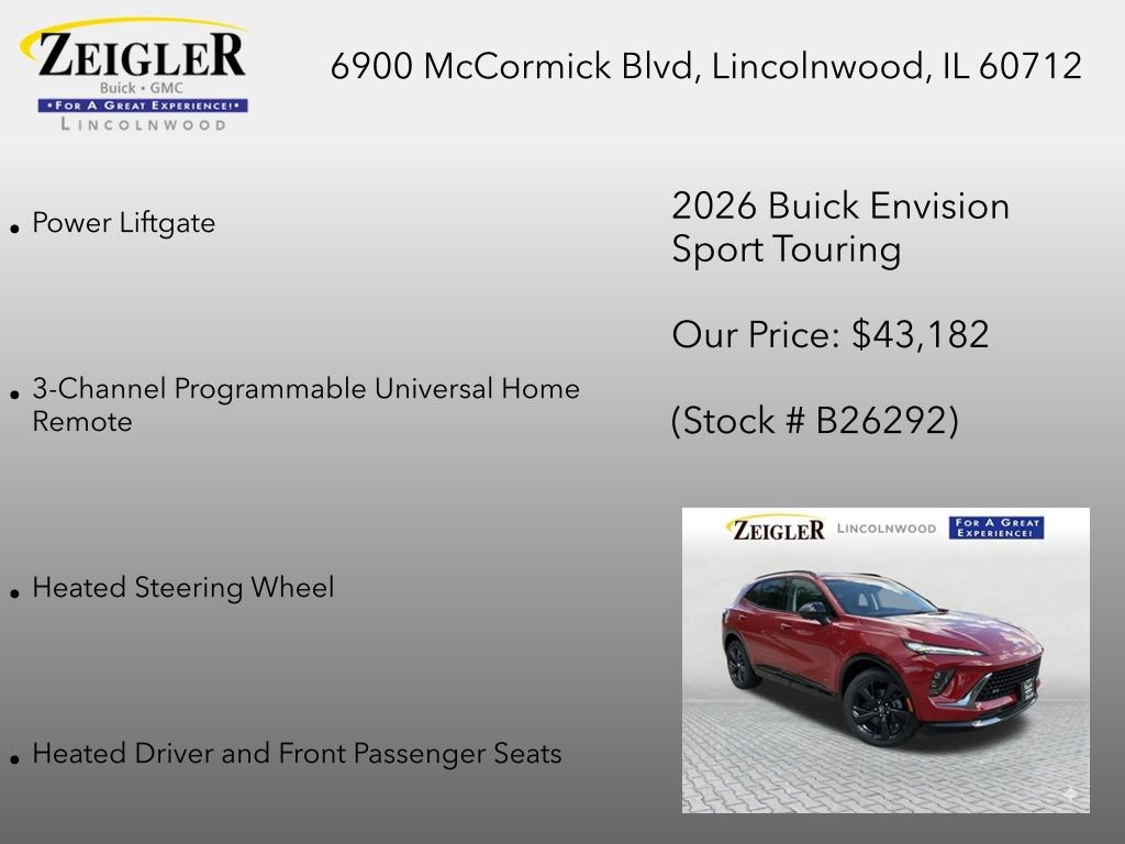 New 2026 Buick Envision Sport Touring AWD/4WD image 24