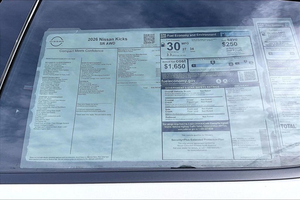 New 2026 Nissan Kicks SR w/ SR Premium Package image 14