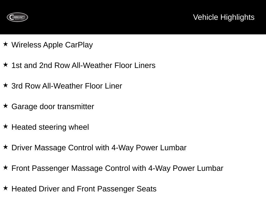 New 2027 Buick Enclave Avenir w/ LPO, Floor Liner Package AWD/4WD image 6