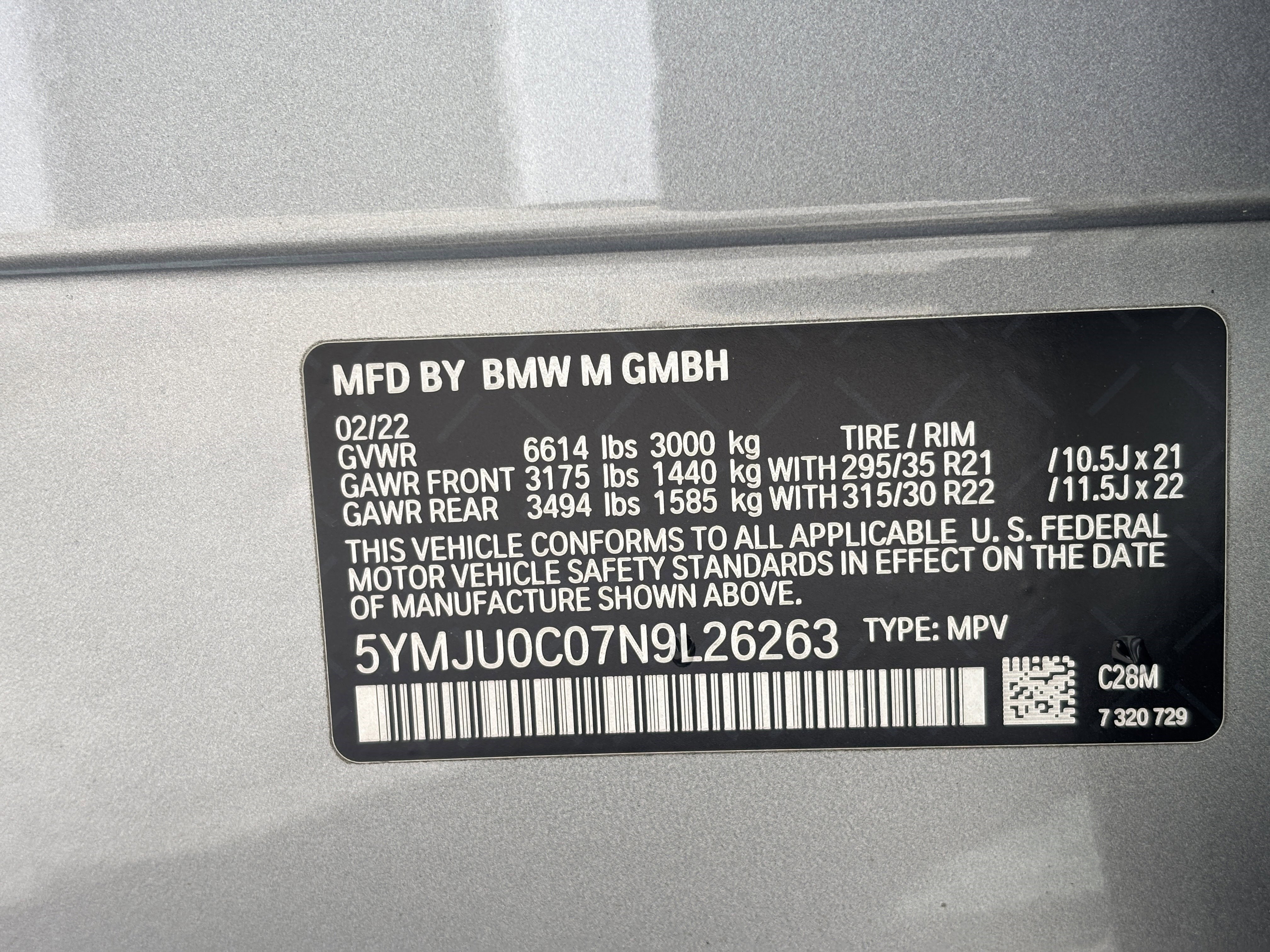 Used 2022 BMW X5 M w/ Competition Package 2 image 32