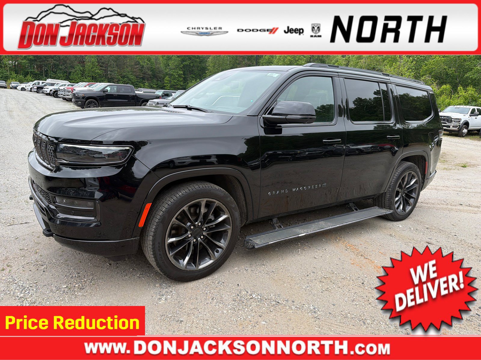 Certified 2025 Jeep Grand Wagoneer Series II Obsidian w/ Quick Order Packagew 28T AWD/4WD image 1
