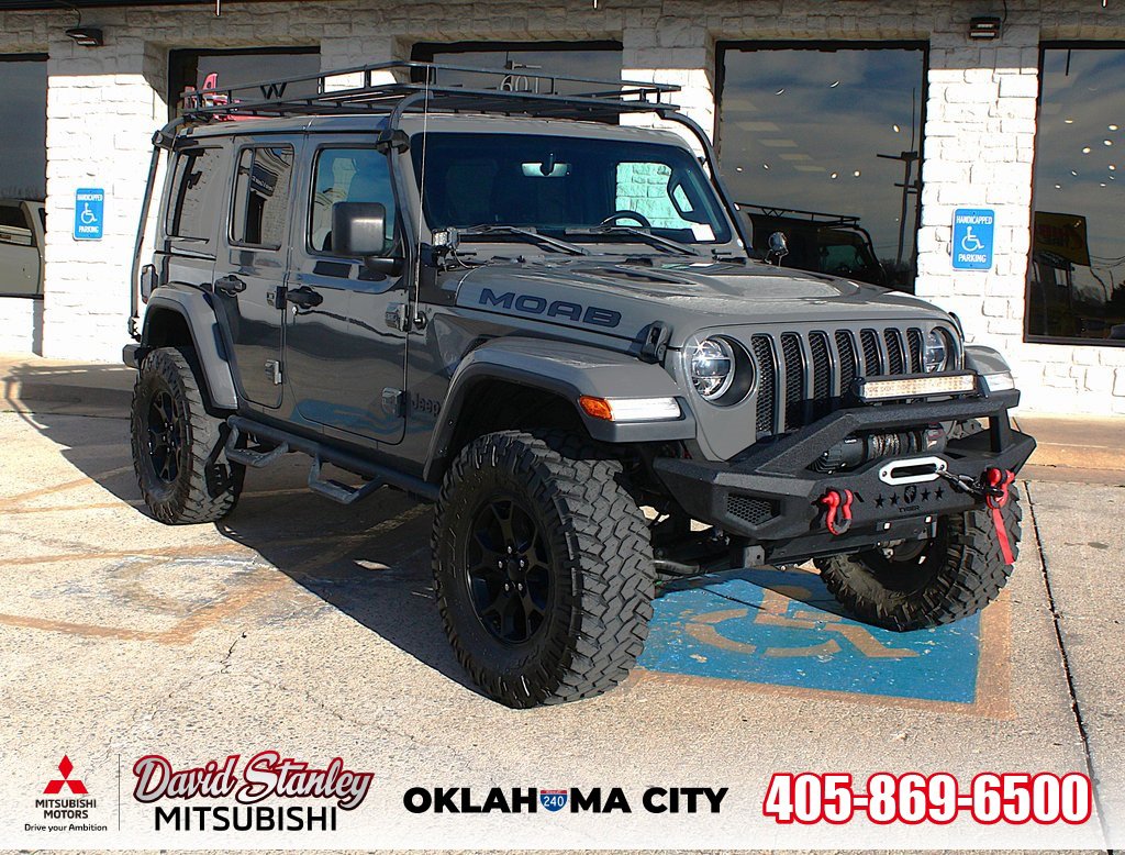 Used 2018 Jeep Wrangler Unlimited Sahara w/ Quick Order Package 24M Moab image 1