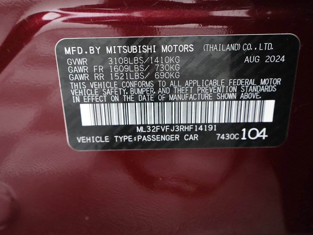 New 2024 Mitsubishi Mirage G4 SE image 44