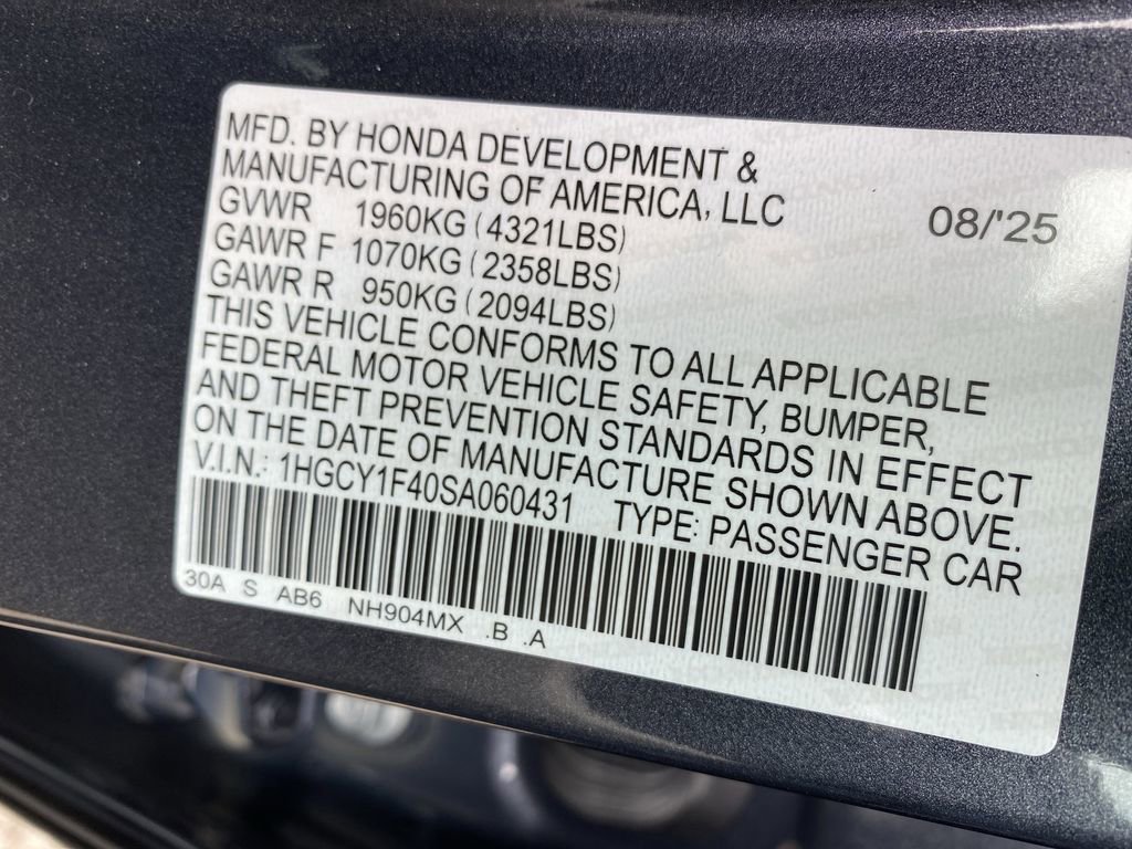 New 2025 Honda Accord SE image 36