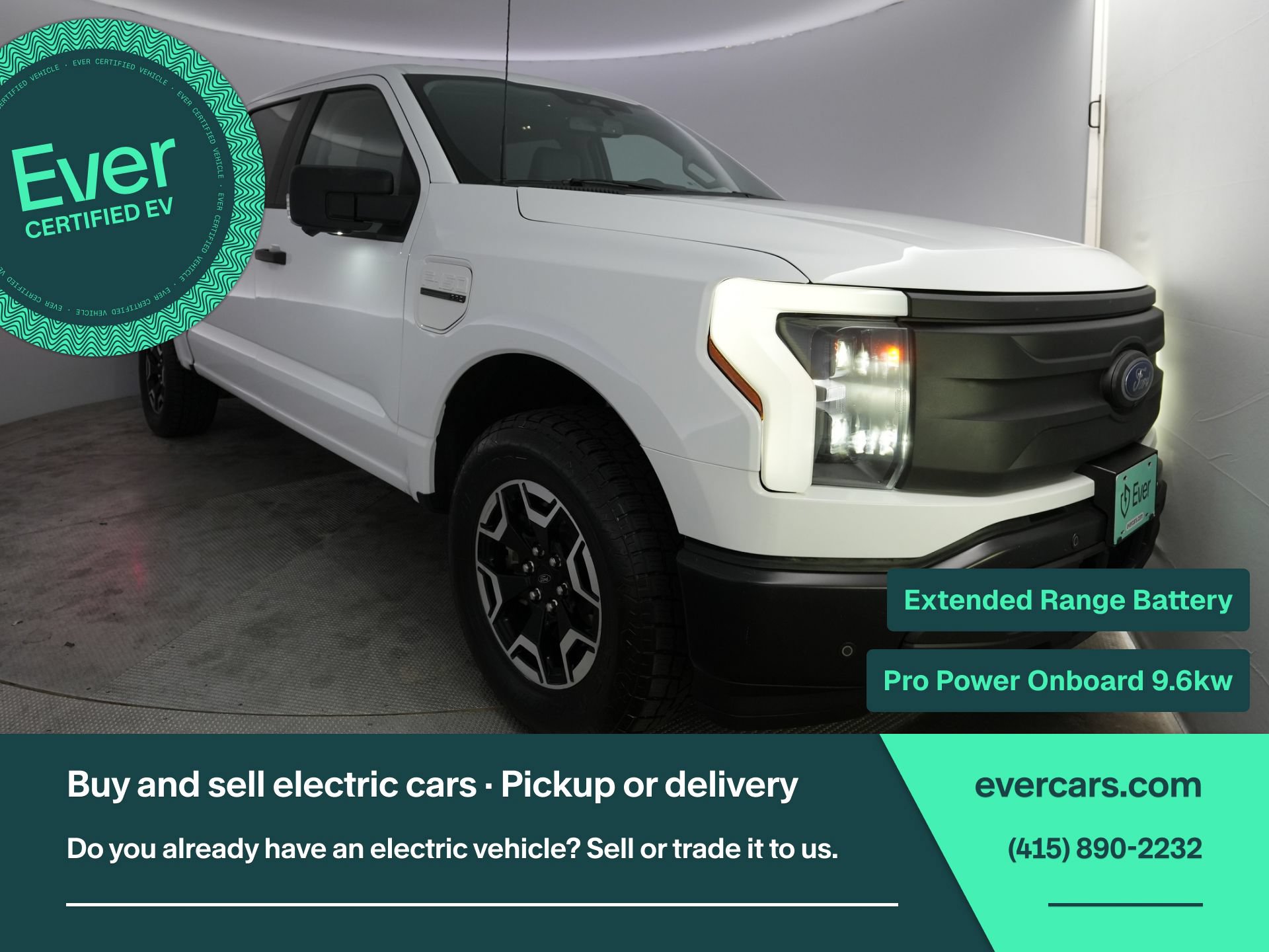 Used 2022 Ford F150 Lightning Pro w/ Tow Technology Package AWD/4WD image 1