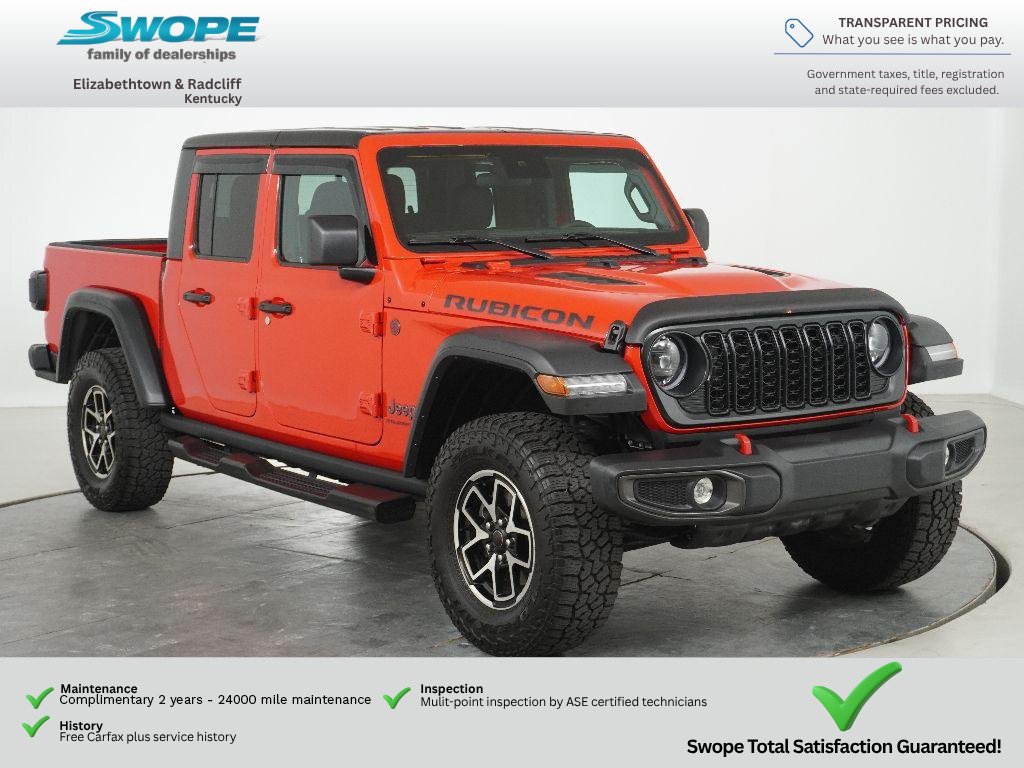 Used 2025 Jeep Gladiator Rubicon AWD/4WD image 1