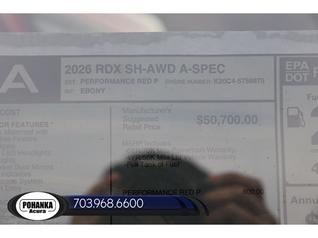 New 2026 Acura RDX A-Spec AWD/4WD image 40