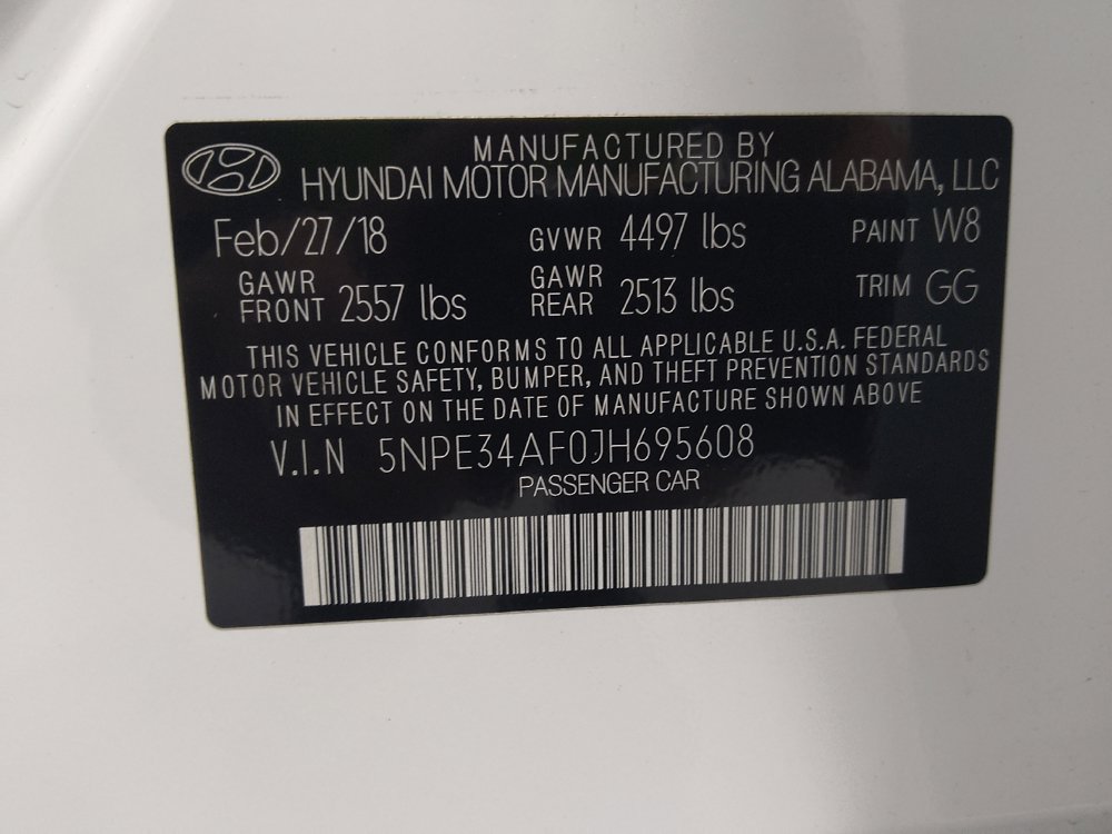 Used 2018 Hyundai Sonata Limited w/ Limited Ultimate Package 03 FWD image 33