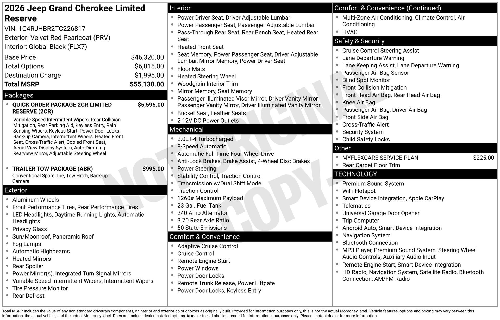 New 2026 Jeep Grand Cherokee Limited AWD/4WD image 3