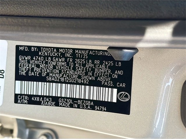 New 2025 Lexus ES 350 w/ Premium Package image 43