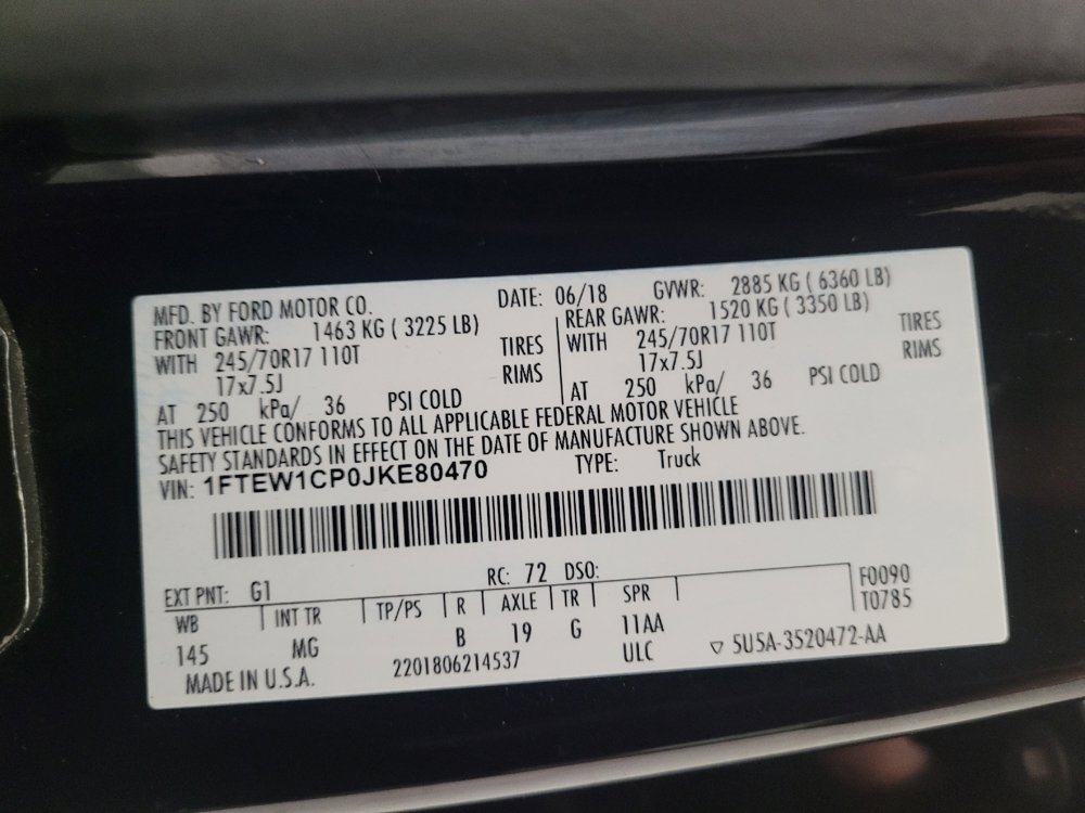 Used 2018 Ford F150 XLT RWD image 33