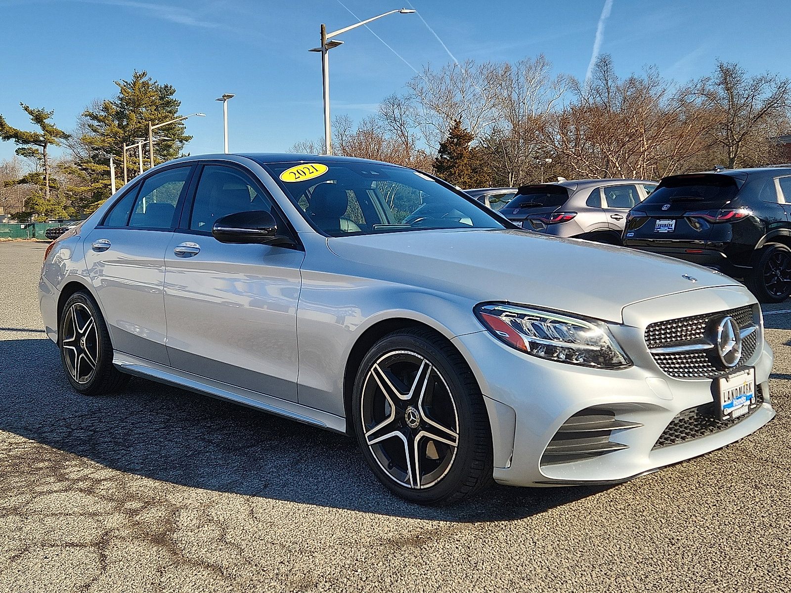 Used 2021 Mercedes-Benz C 300 4MATIC Sedan w/ AMG Line image 3