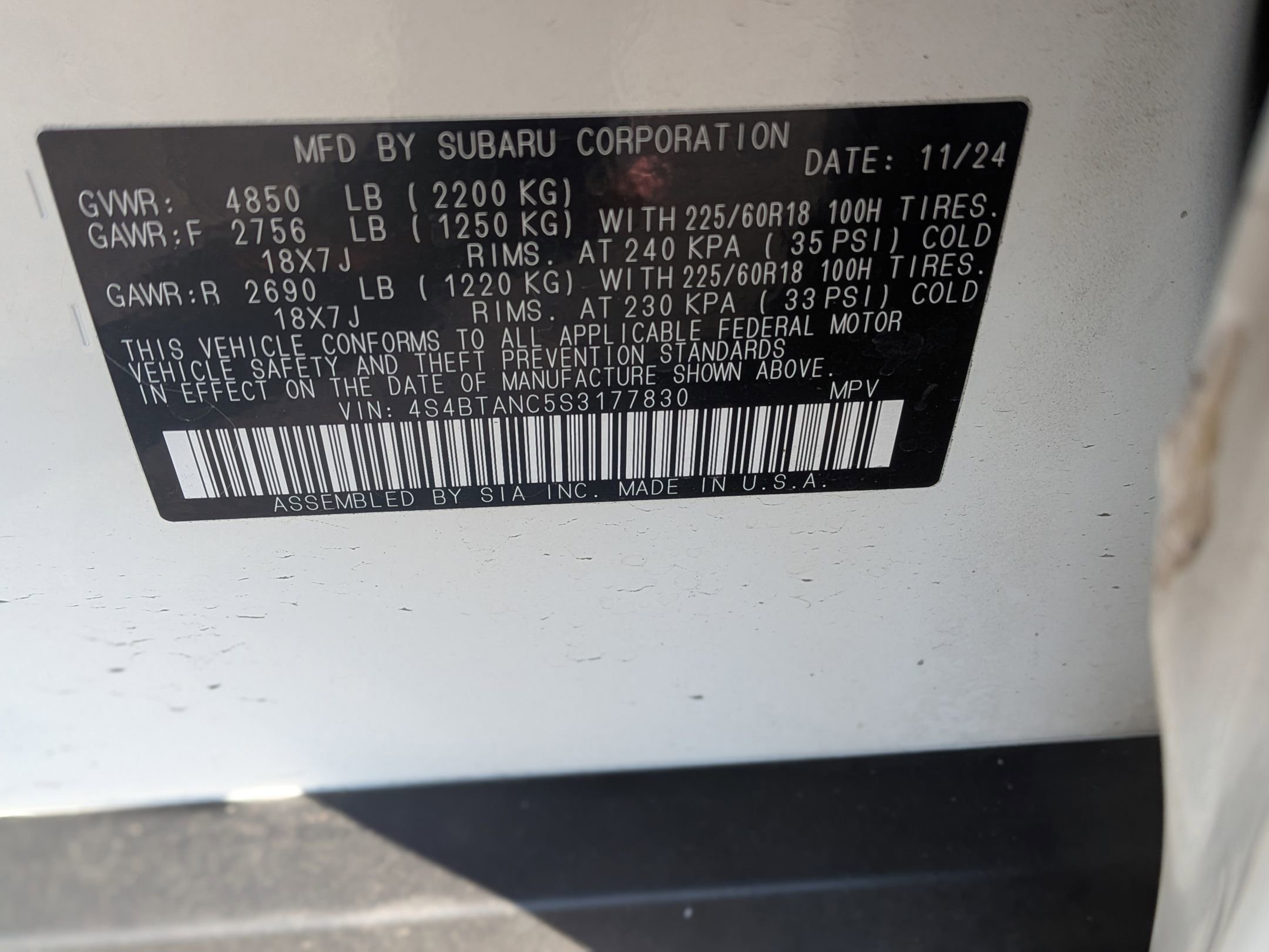 Used 2025 Subaru Outback Limited image 36