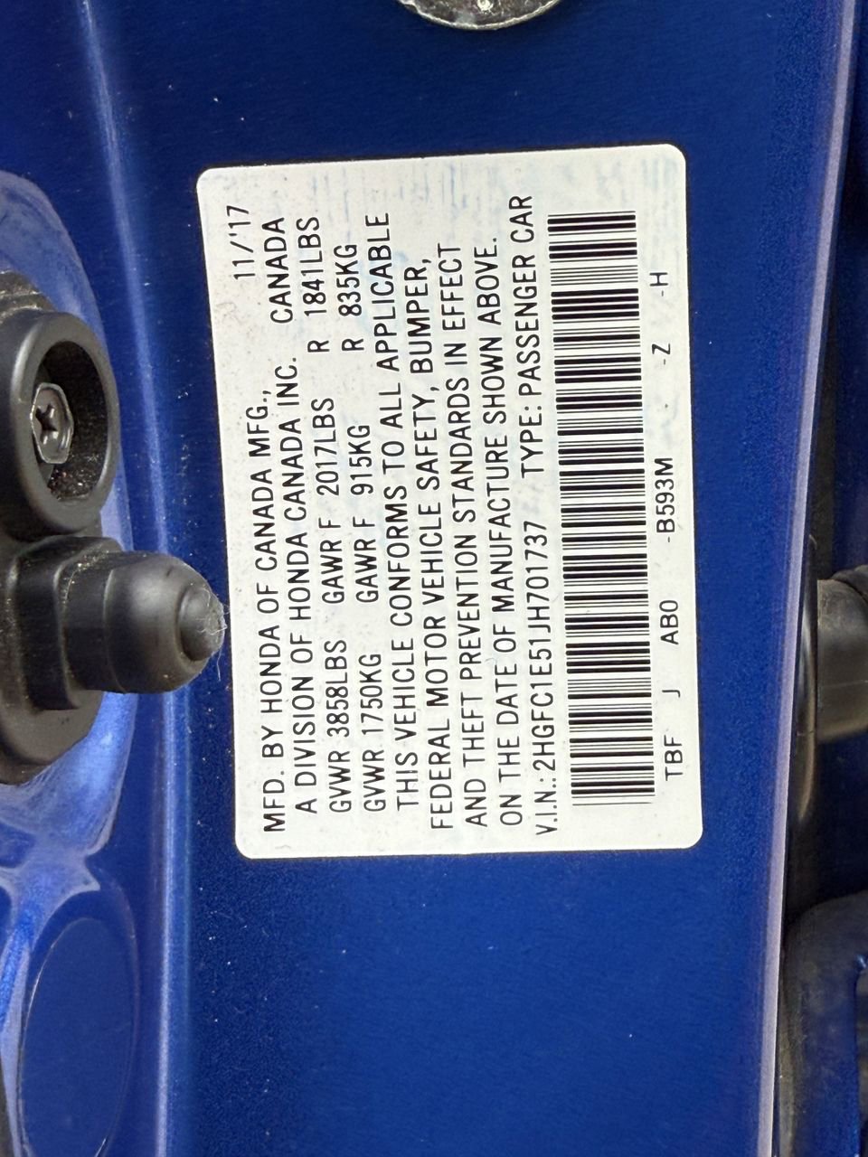 Used 2018 Honda Civic Si image 31