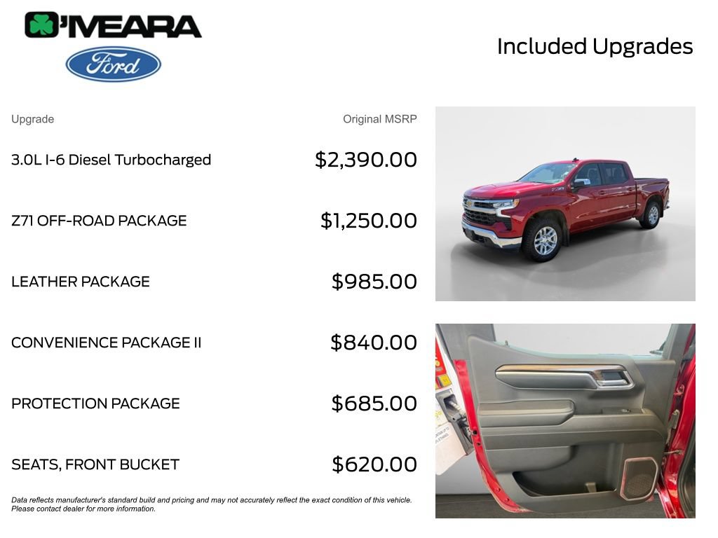 Used 2024 Chevrolet Silverado 1500 LT w/ Z71 Off-Road Package AWD/4WD image 4