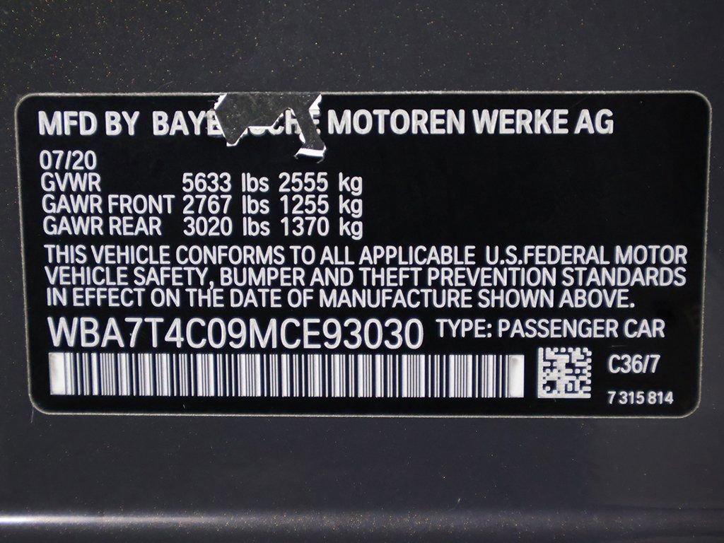 Used 2021 BMW 740i xDrive w/ Premium Package image 54