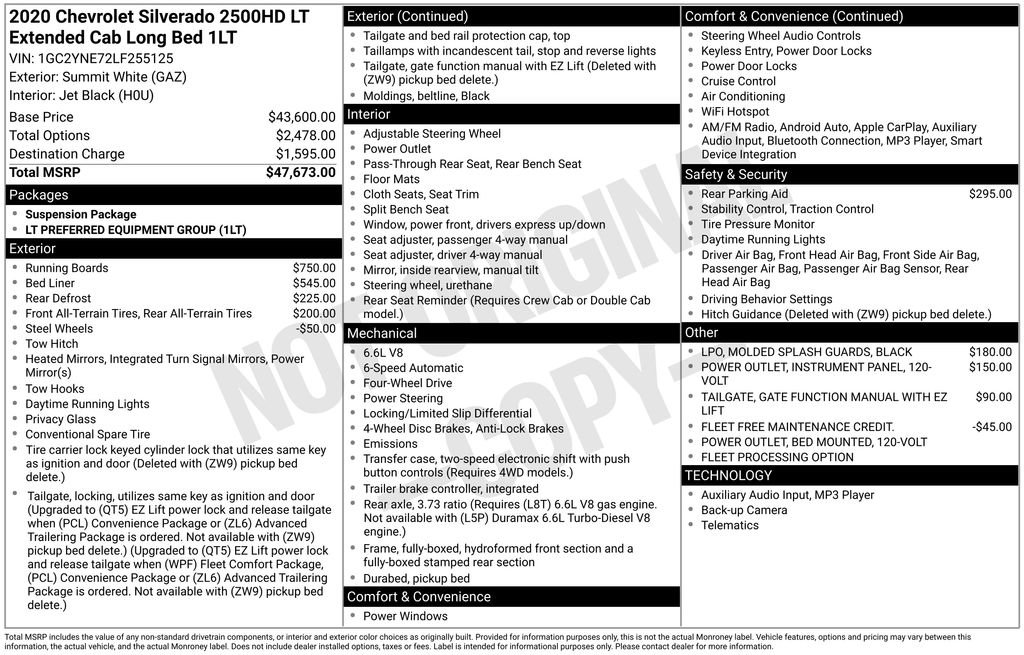 Used 2020 Chevrolet Silverado 2500 LT image 5