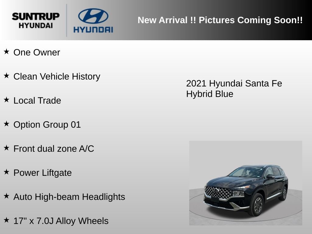 Used 2021 Hyundai Santa Fe Blue AWD/4WD image 5