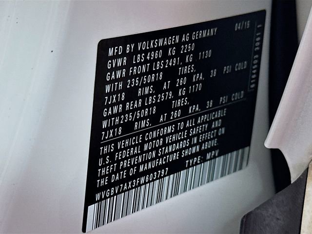 Used 2015 Volkswagen Tiguan SE image 32