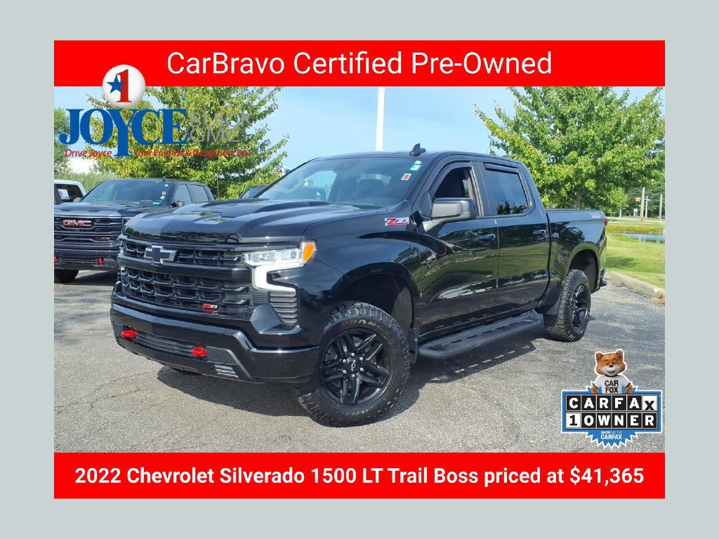 Certified 2022 Chevrolet Silverado 1500 LT Trail Boss w/ Convenience Package II