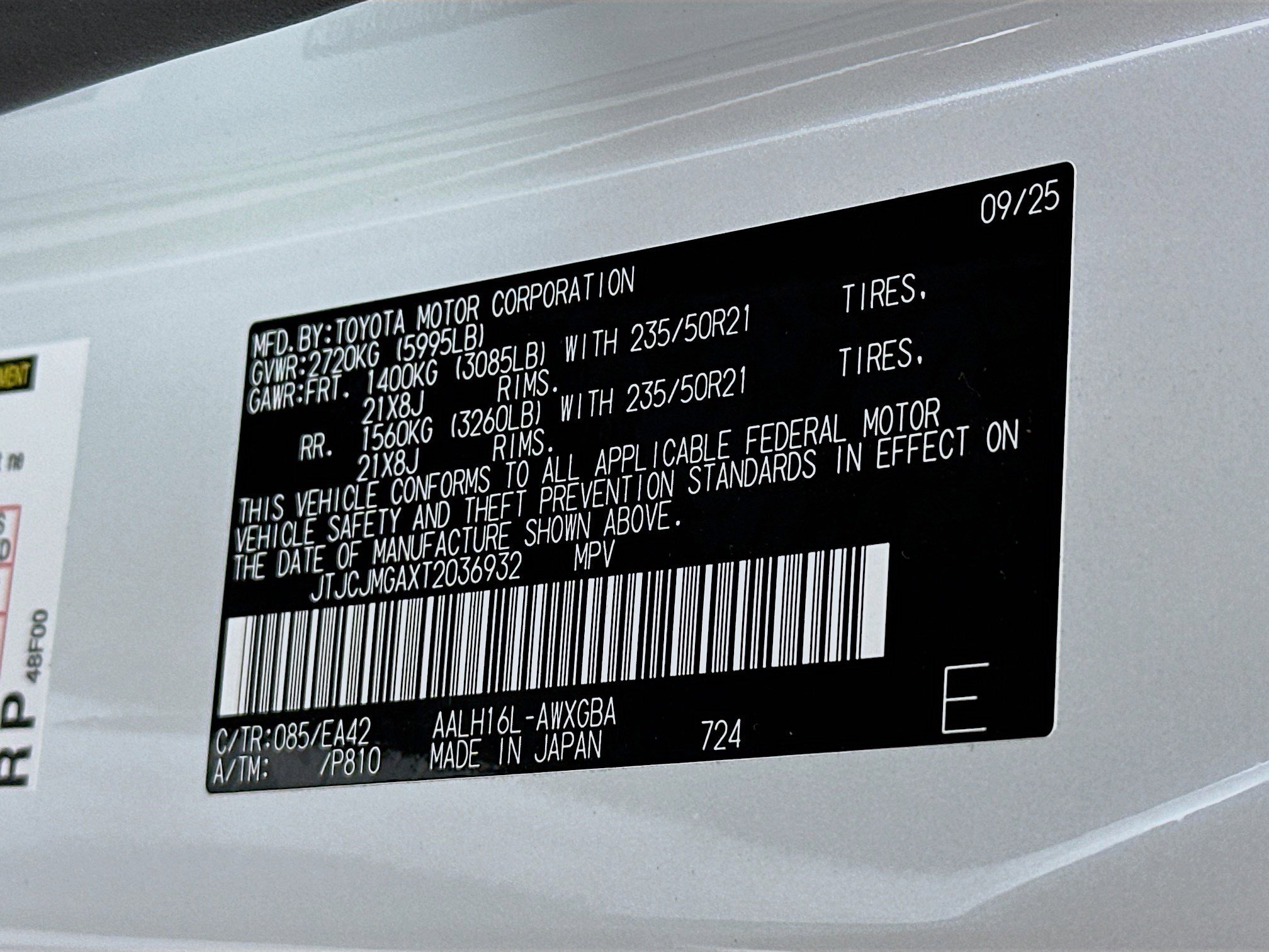 New 2026 Lexus RX 450h AWD image 36