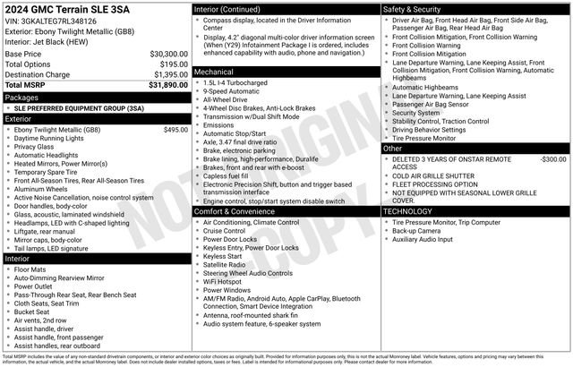 Used 2024 GMC Terrain SLE image 4