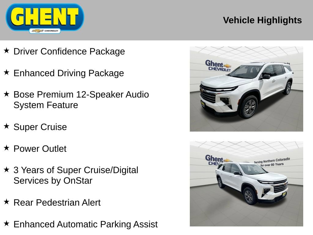 New 2025 Chevrolet Traverse LT w/ Enhanced Driving Package video 2