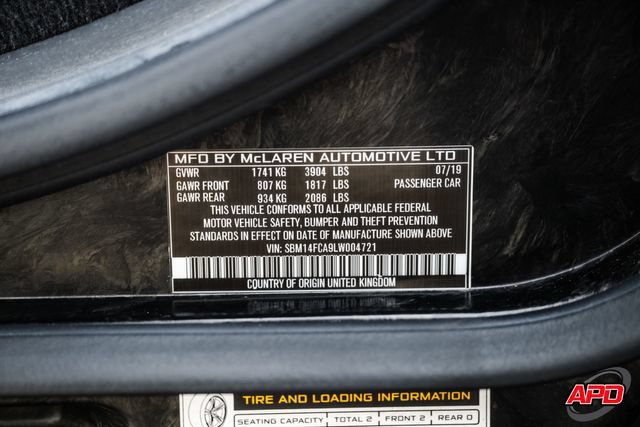 Used 2020 McLaren 720S Performance RWD image 87