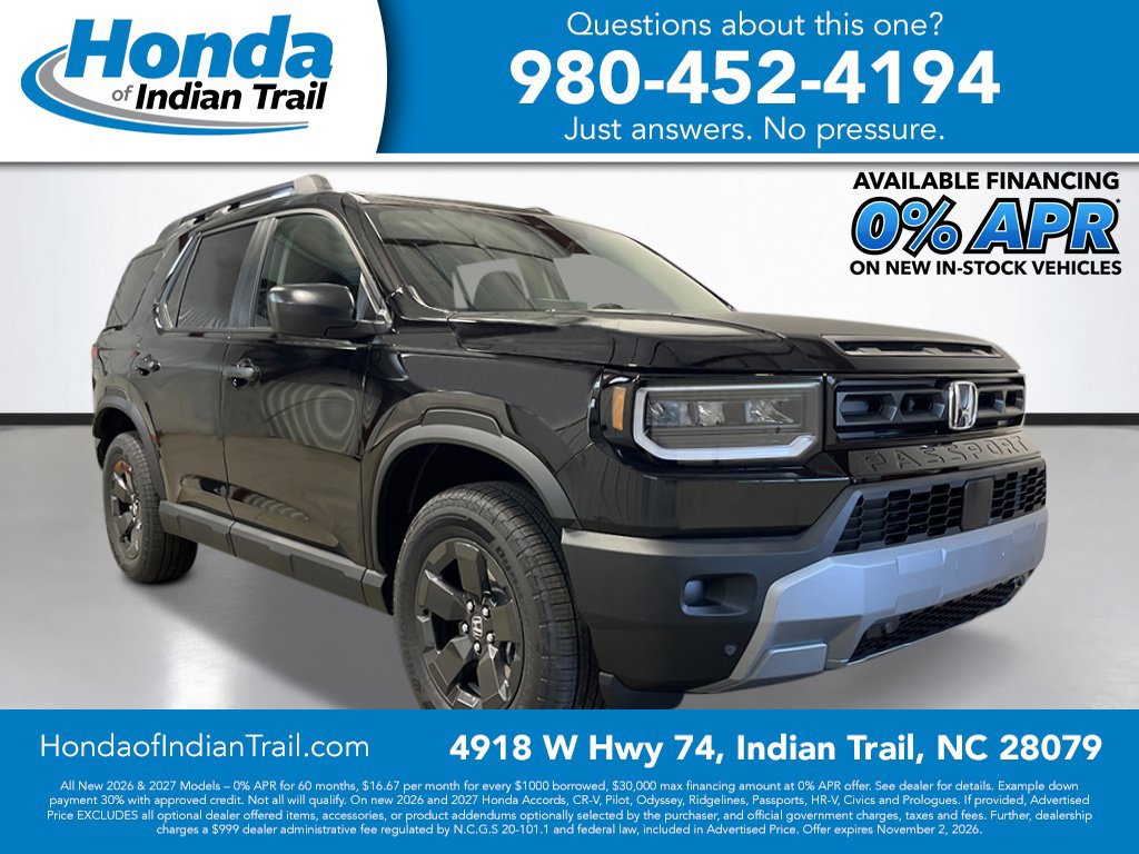 New 2026 Honda Passport RTL
