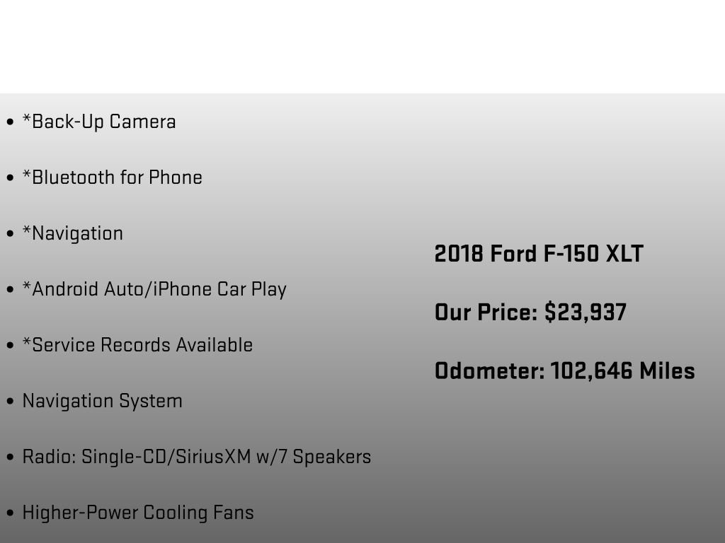 Used 2018 Ford F150 XLT w/ Equipment Group 302A Luxury image 25