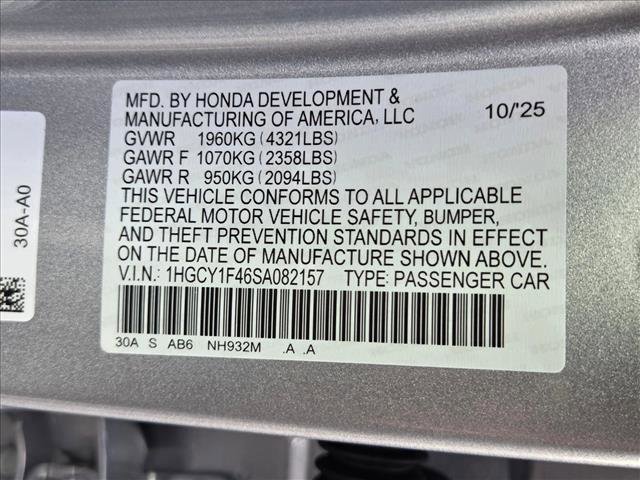 New 2025 Honda Accord SE image 17