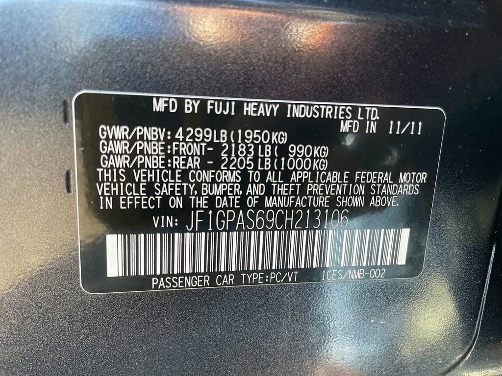 Used 2012 Subaru Impreza 2.0i Sport Limited image 33