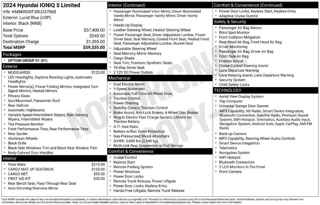Certified 2024 Hyundai Ioniq 5 Limited AWD/4WD image 3