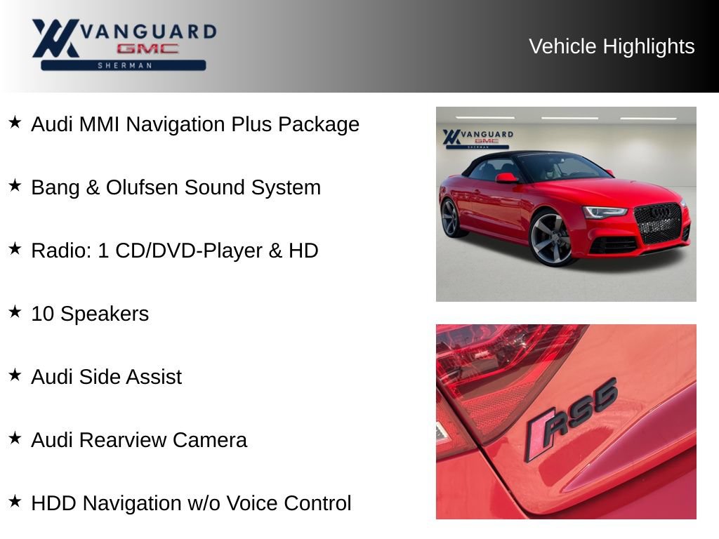 Used 2014 Audi RS 5 Cabriolet AWD/4WD image 11