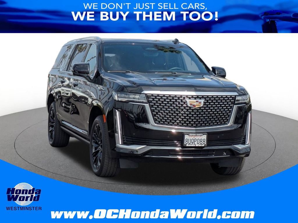 Used 2021 Cadillac Escalade ESV Premium Luxury w/ Driver Assist Tech Package
