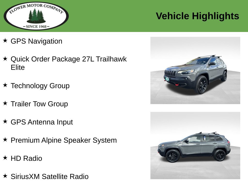 Used 2019 Jeep Cherokee Trailhawk AWD/4WD image 5