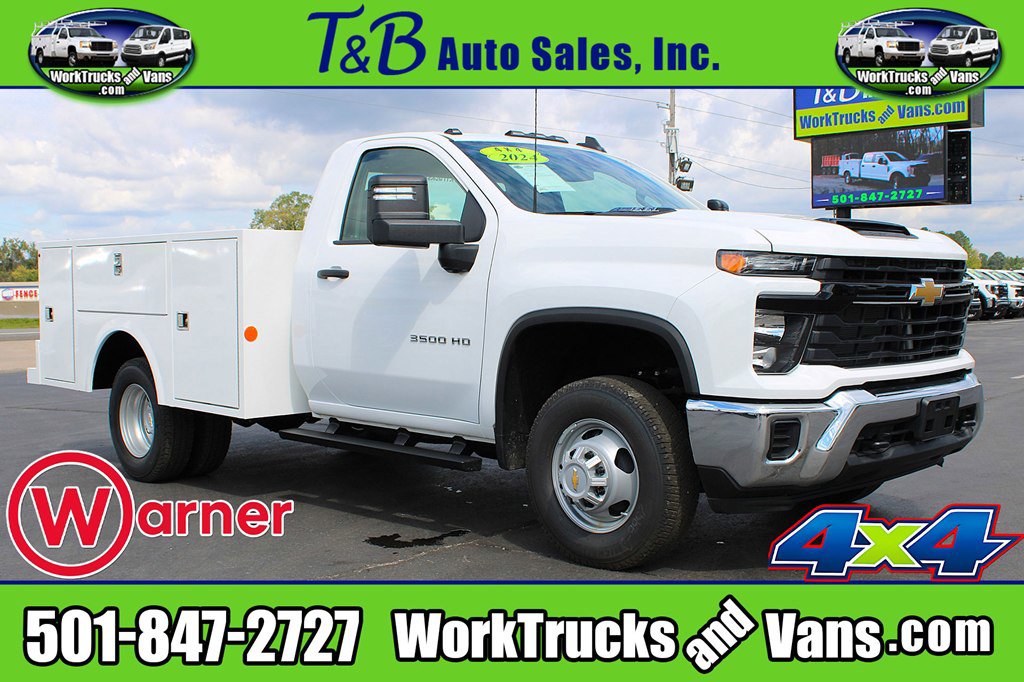 Used 2024 Chevrolet Silverado 3500 W/T w/ Snow Plow Prep Package image 1
