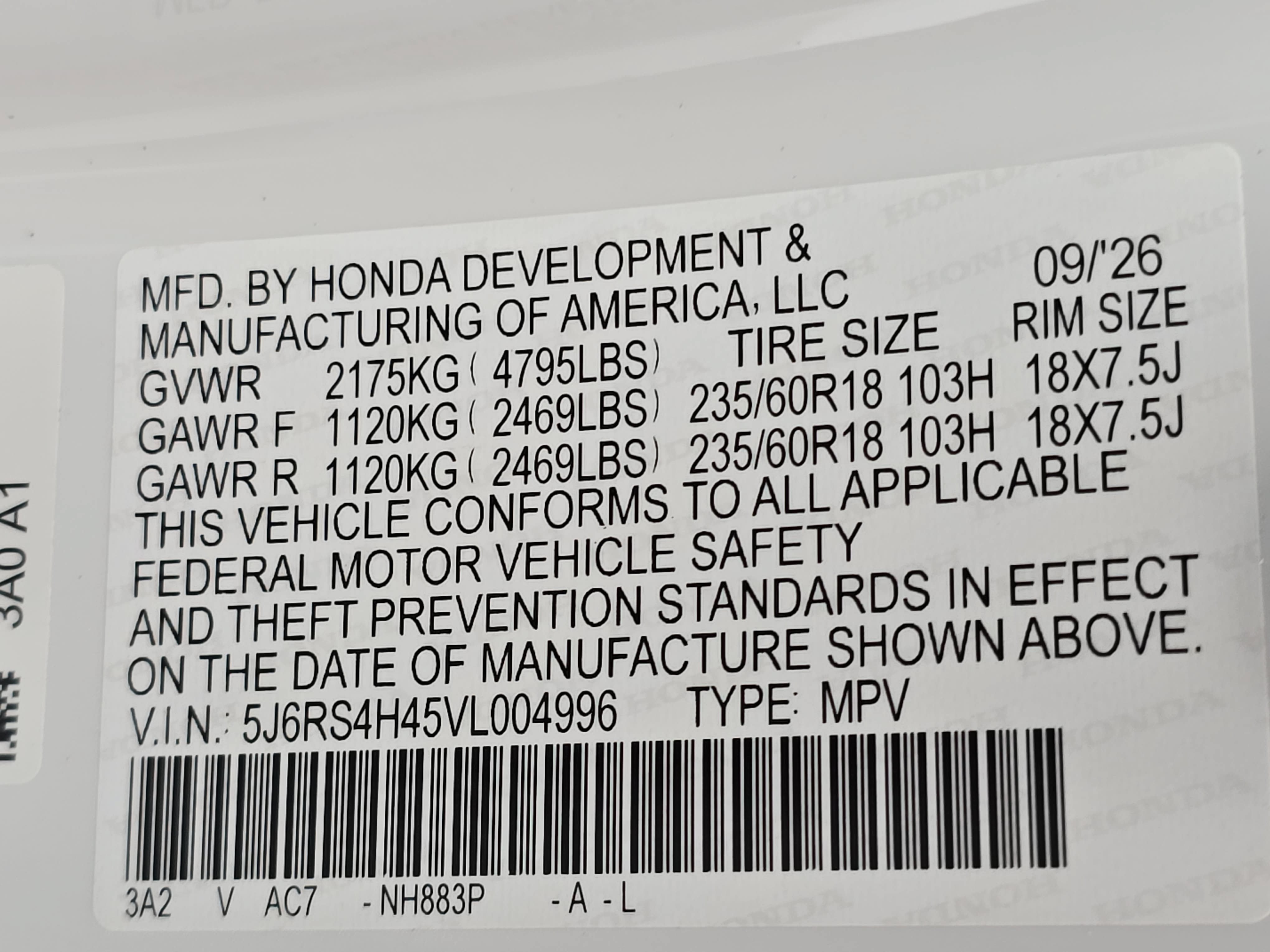 New 2027 Honda CR-V EX image 34