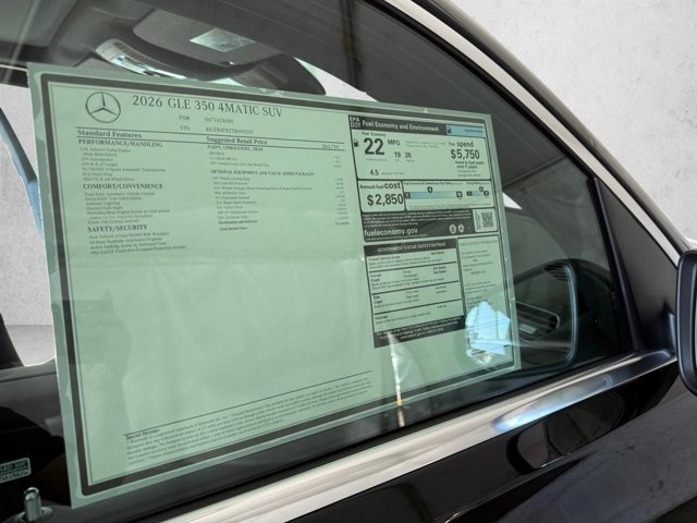 New 2026 Mercedes-Benz GLE 350 4MATIC image 19