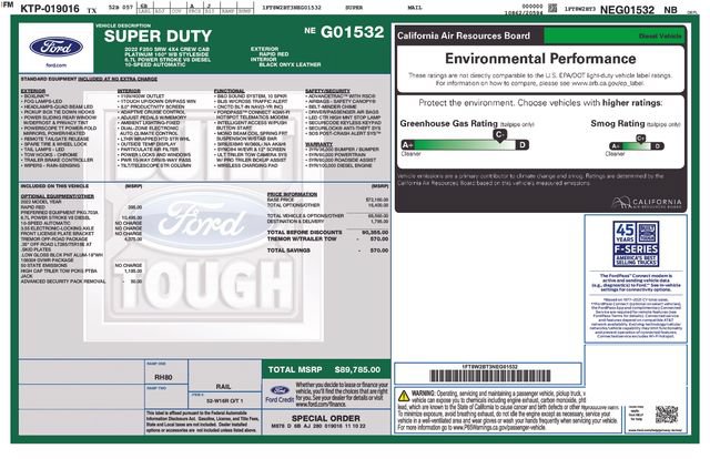 Used 2022 Ford F250 Platinum w/ Tremor Off-Road Package AWD/4WD image 32