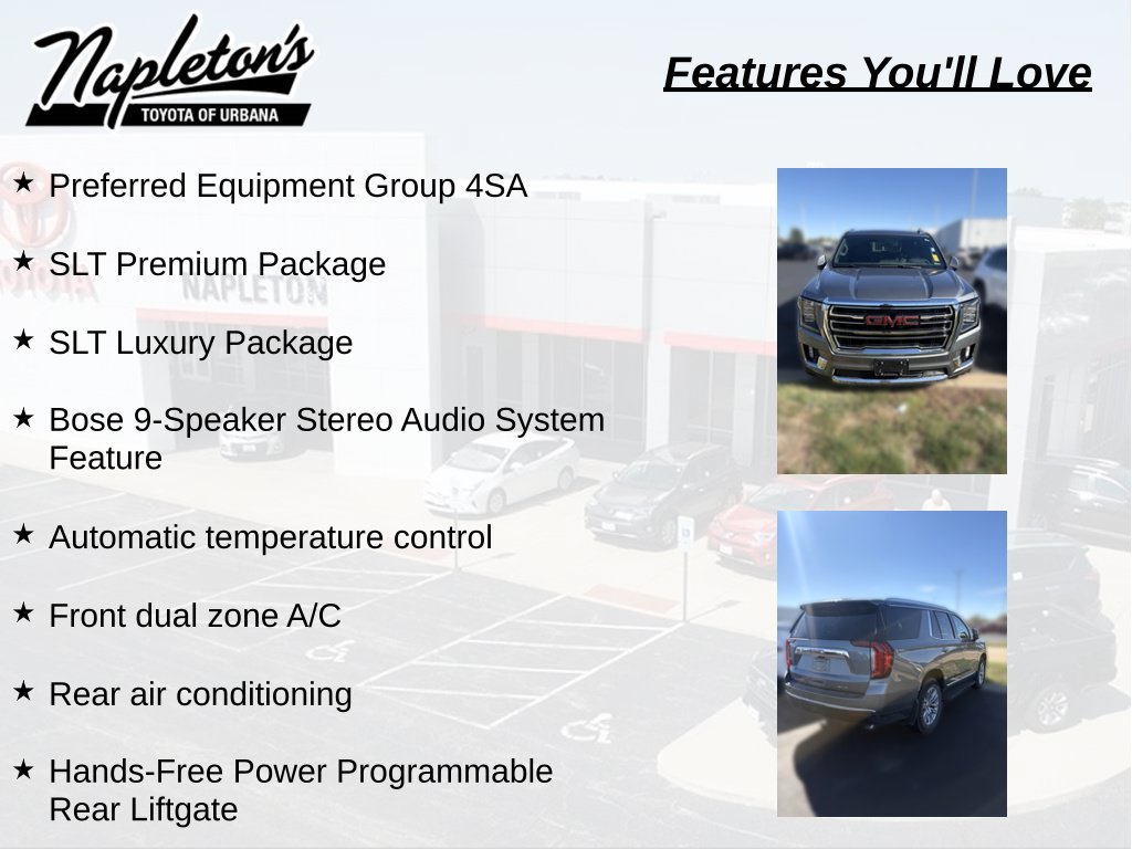 Used 2021 GMC Yukon SLT w/ SLT Premium Package AWD/4WD image 6