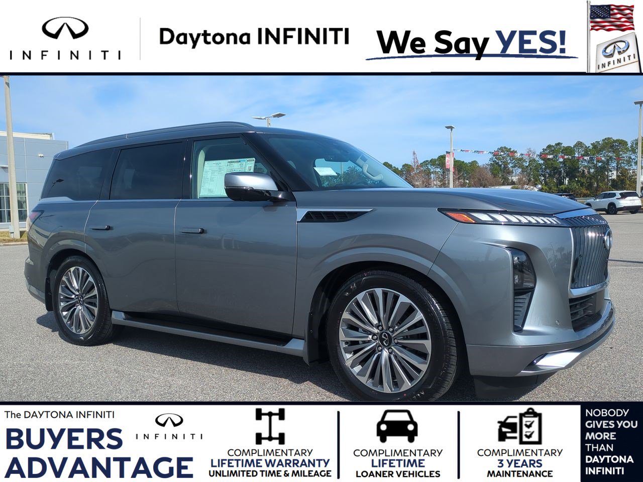 New 2026 INFINITI QX80 Luxe w/ Cargo Package