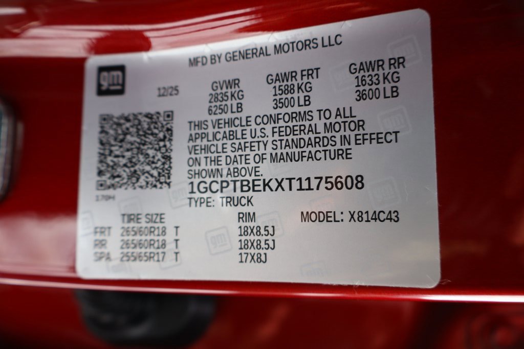 New 2026 Chevrolet Colorado W/T w/ WT Custom Package image 26