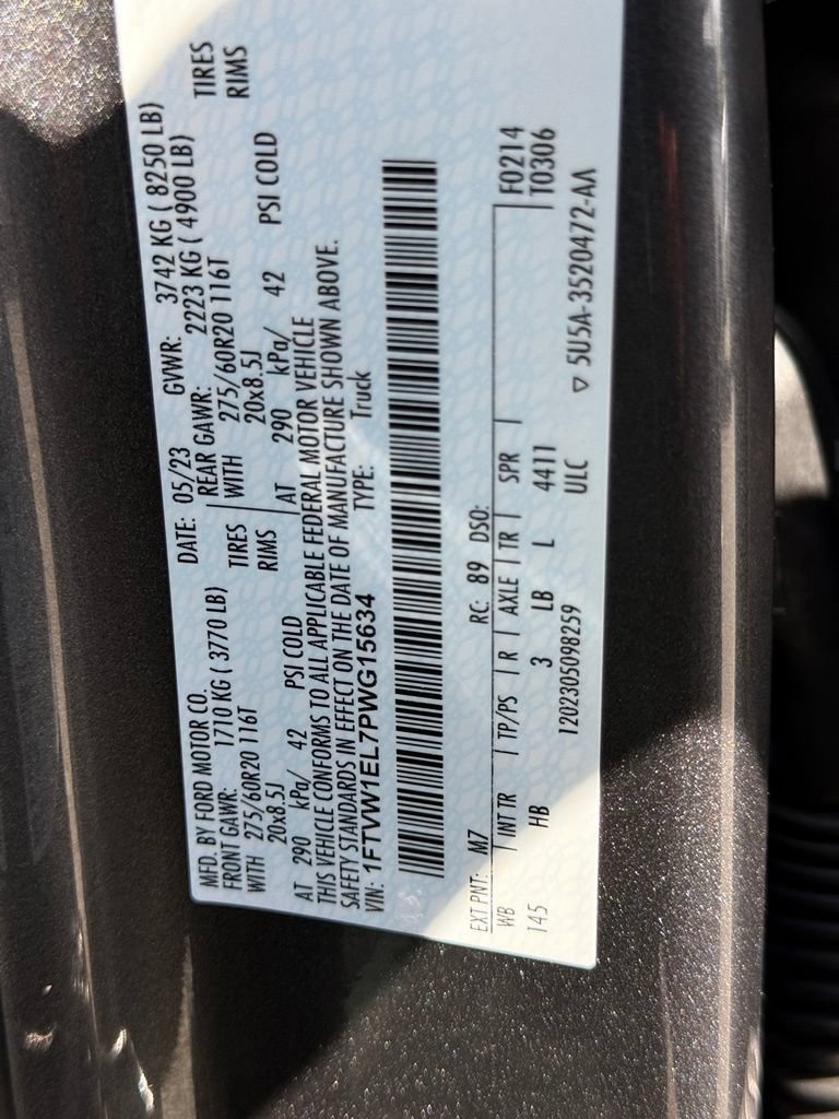 Used 2023 Ford F150 Lightning Lariat AWD/4WD image 46